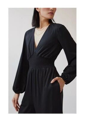 Hutch Black Jersey Jumpsuit